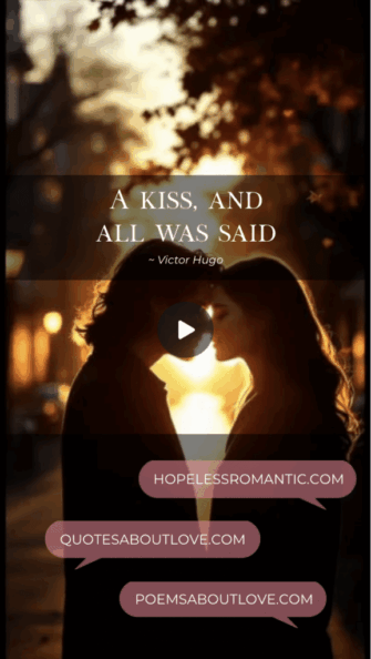 A kiss, and all was said. - Featured Image