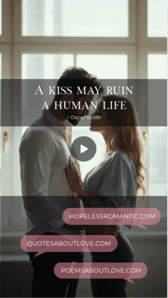 A kiss may ruin a human life. - Featured Image