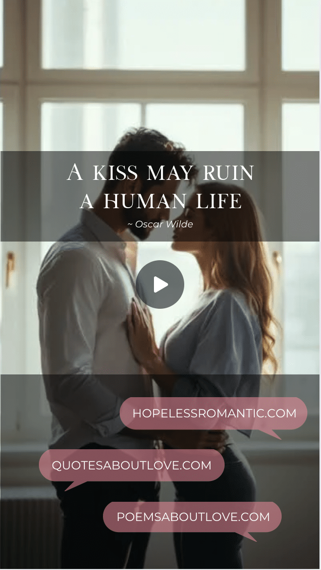 A kiss may ruin a human life. A kiss may ruin a human life. – Featured Image