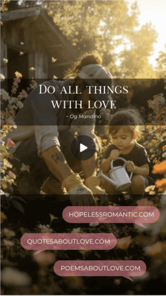Do all things with love. - Featured Image