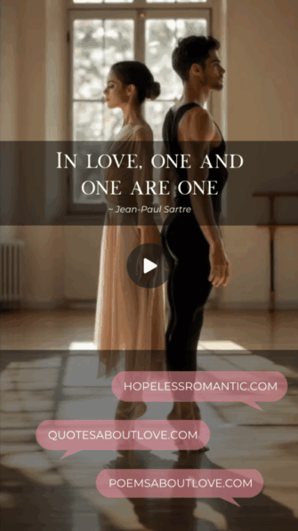 In love, one and one are one. - Featured Image