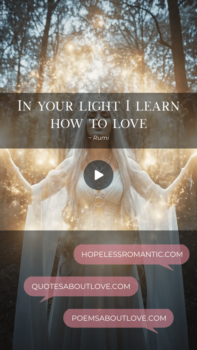 In your light I learn how to love. In your light I learn how to love. – Featured Image