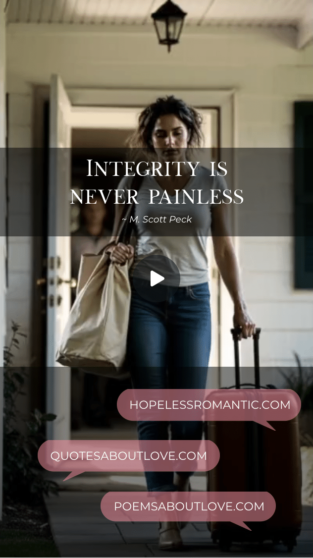 Integrity is never painless. Integrity is never painless. – Featured Image