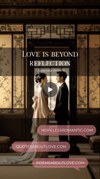 Love is beyond reflection. - Featured Image