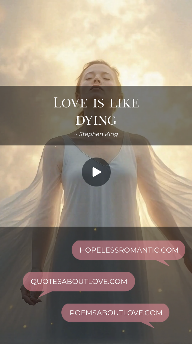 Love is like dying Featured Image