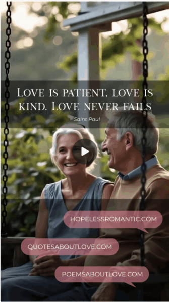 Love is patient, love is kind. Love never fails. - Featured Image