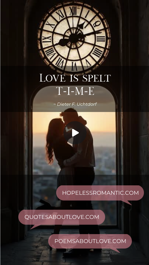 Love is spelt T I M E Featured Image
