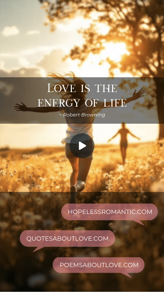 Love is the energy of life. Love is the energy of life. – Featured Image