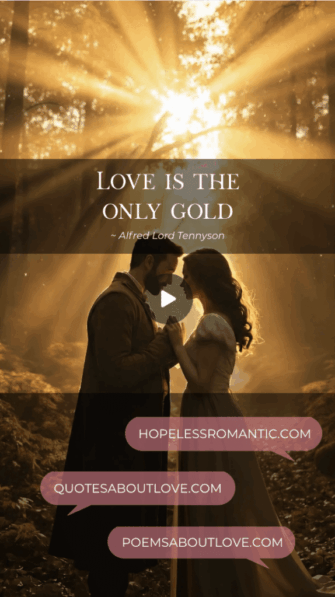 Love is the only gold. - Featured Image