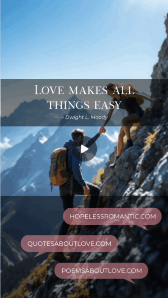 Love makes all things easy. - Featured Image
