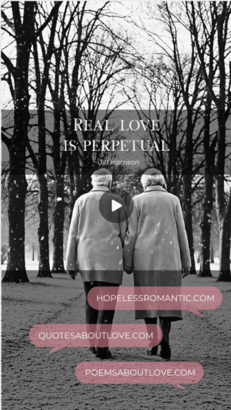 Real love is perpetual. - Featured Image