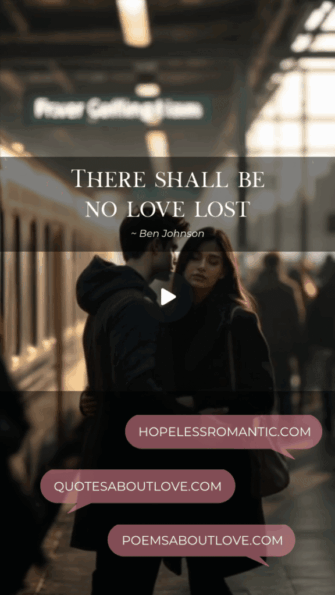 There shall be no love lost. - Featured Image