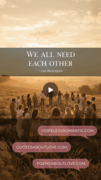We all need each other. - Featured Image